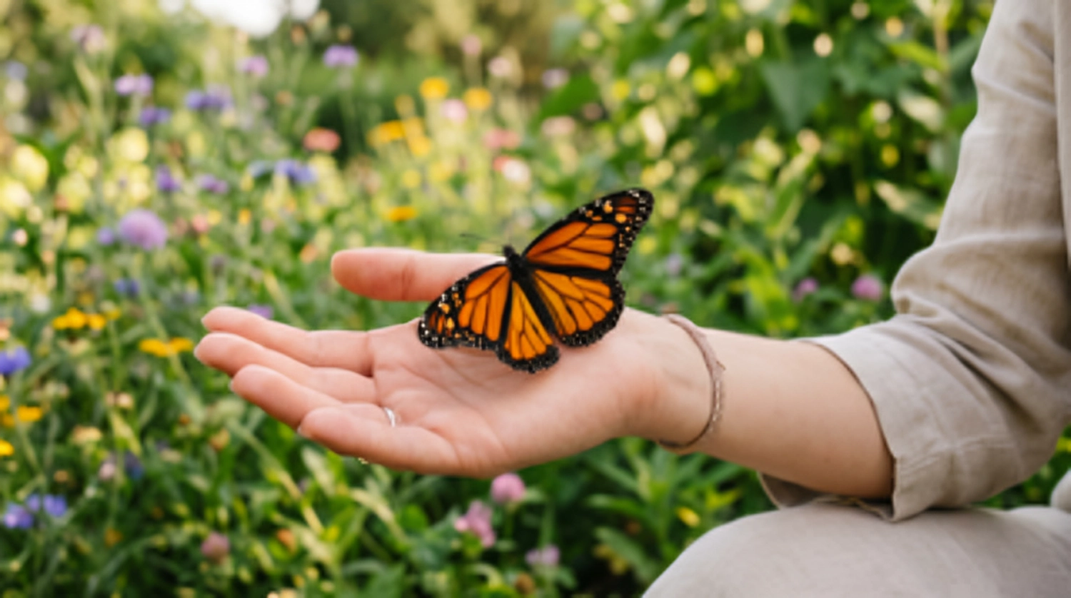 Ein Schmetterling